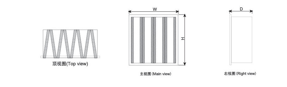 單法蘭三視圖